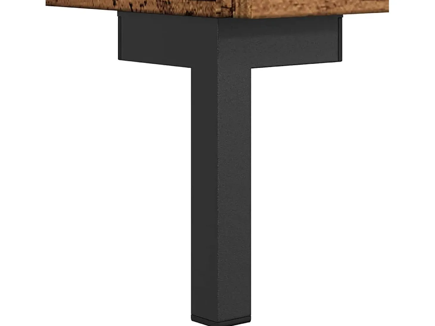 Mueble de TV madera ingeniería madera envejecida 150x30x44,5 cm