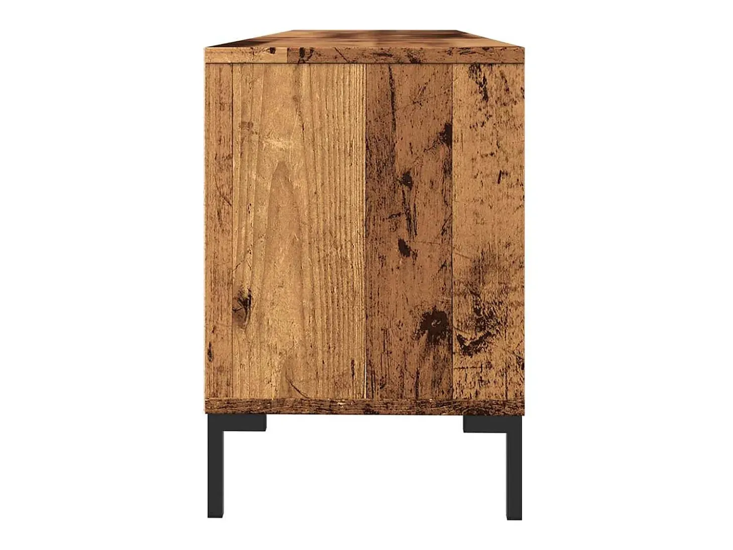 Mueble de TV madera ingeniería madera envejecida 150x30x44,5 cm