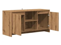 Mueble de TV madera ingeniería roble artesanal 102x37,5x52,5cm