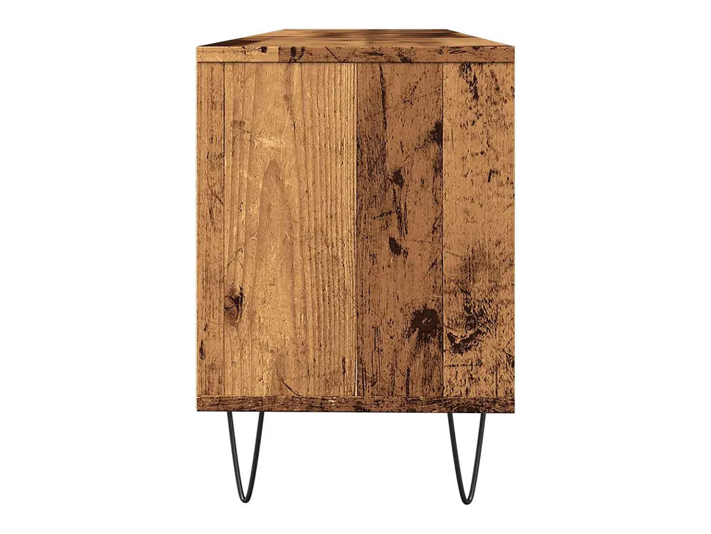 Mueble de TV madera ingeniería madera envejecida 150x30x44,5 cm
