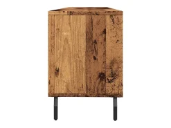 Mueble de TV madera ingeniería madera envejecida 150x30x44,5 cm
