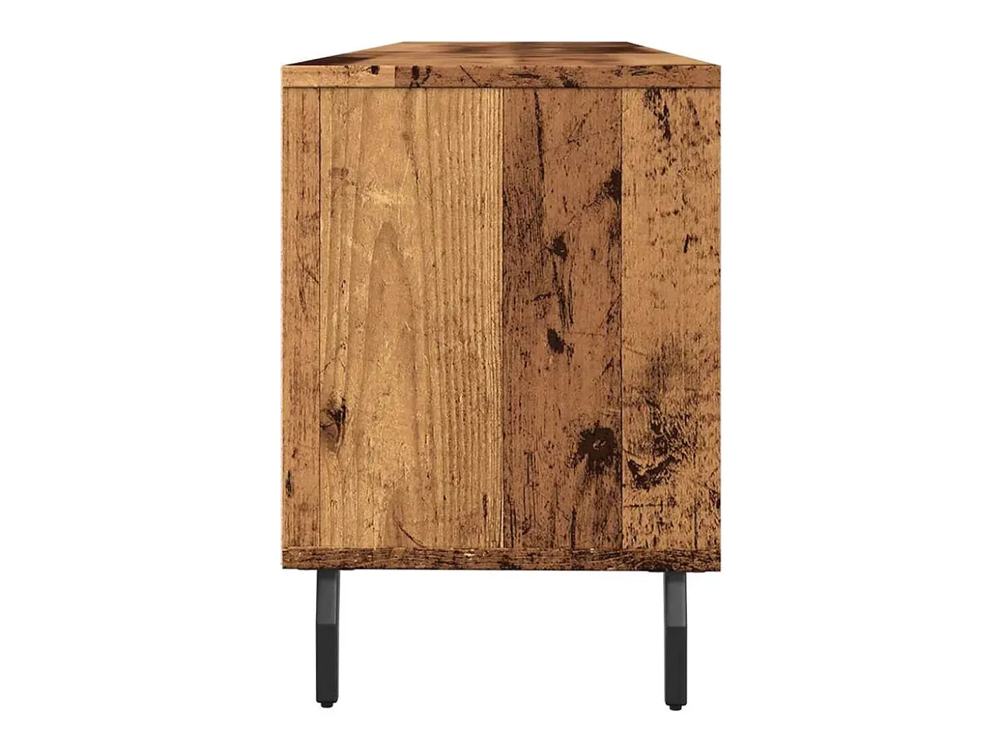 Mueble de TV madera ingeniería madera envejecida 150x30x44,5 cm