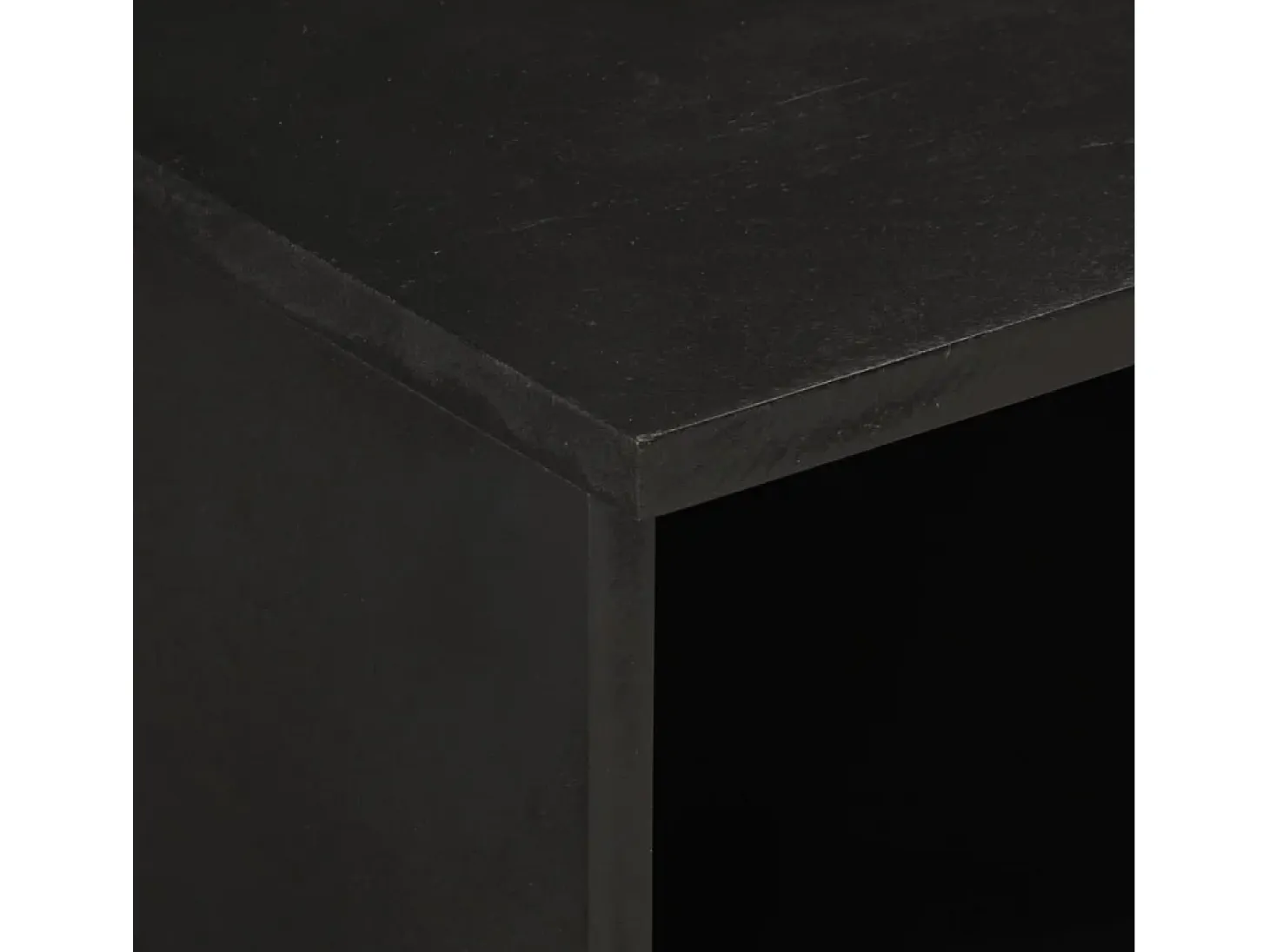 Mueble de TV madera maciza de mango 100x33x46 cm