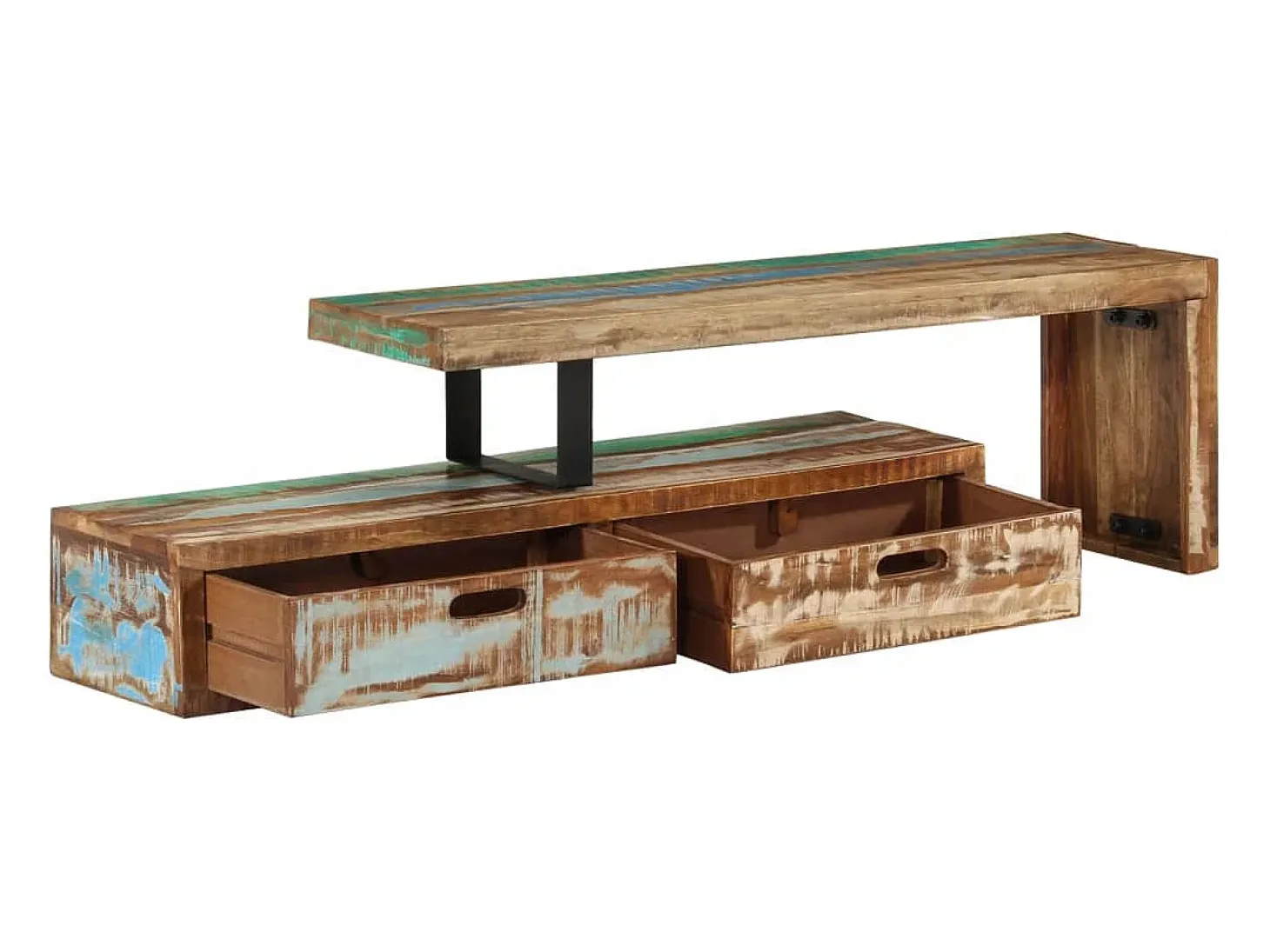 Mueble de TV madera maciza reciclada