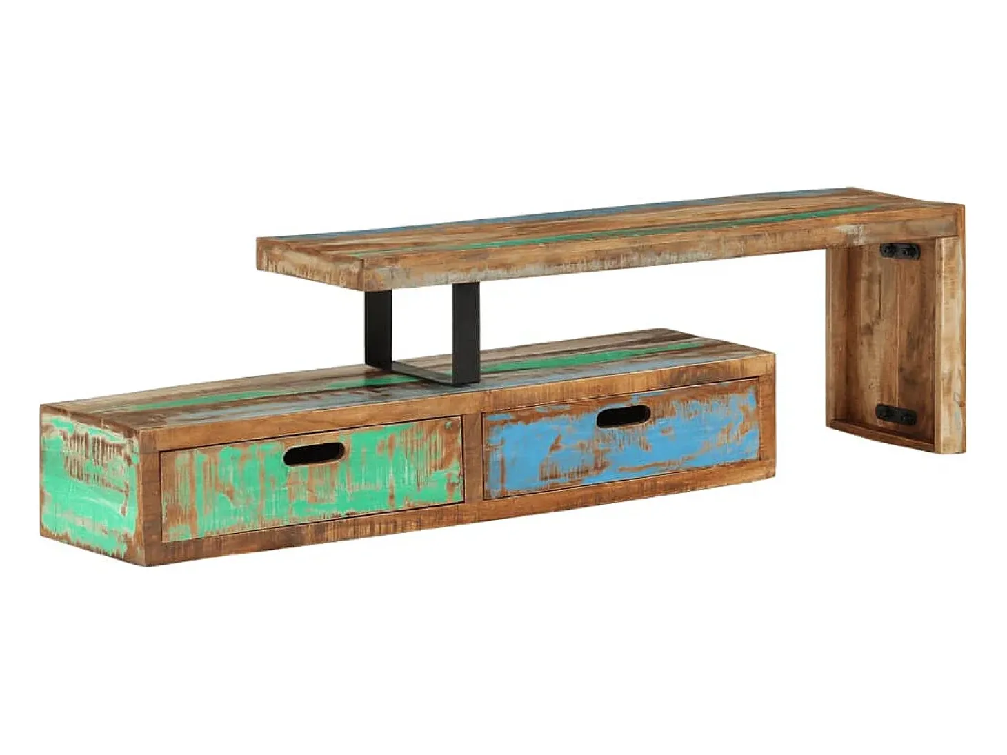 Mueble de TV madera maciza reciclada