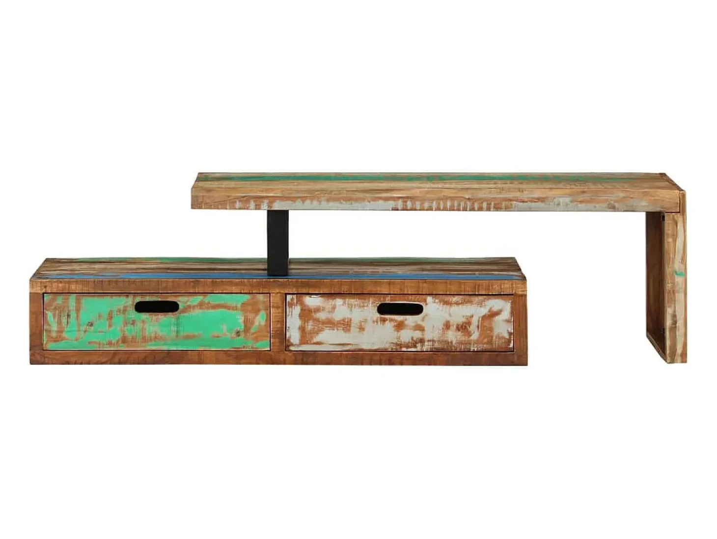 Mueble de TV madera maciza reciclada