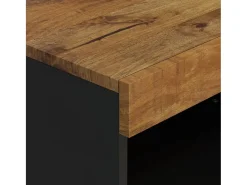 Mueble de TV madera maciza de mango 60x33x43,5 cm