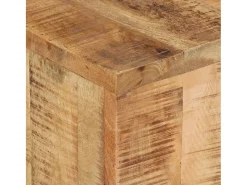 Mueble de TV madera maciza de mango 110x30x40 cm ES47308