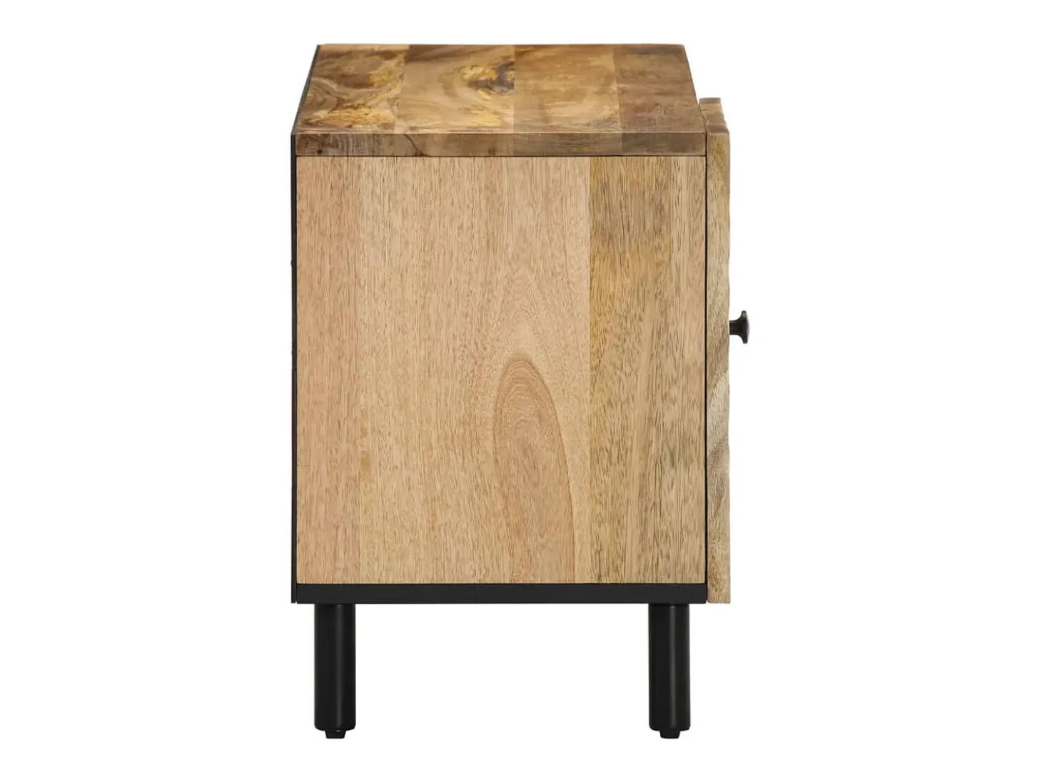 Mueble de TV madera maciza de mango 80x31x46 cm