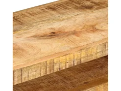 Mueble de TV madera maciza de mango 110x30x40 cm