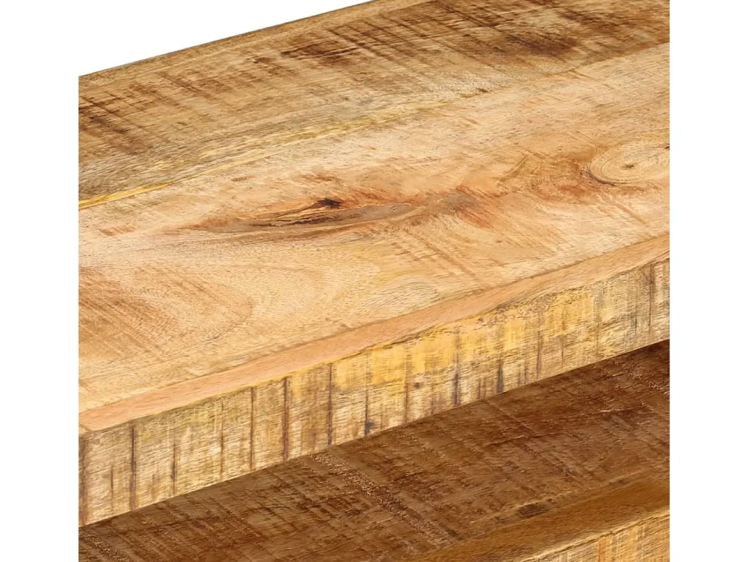 Mueble de TV madera maciza de mango 110x30x40 cm