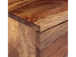 Mueble de TV madera maciza 145x30x30 cm