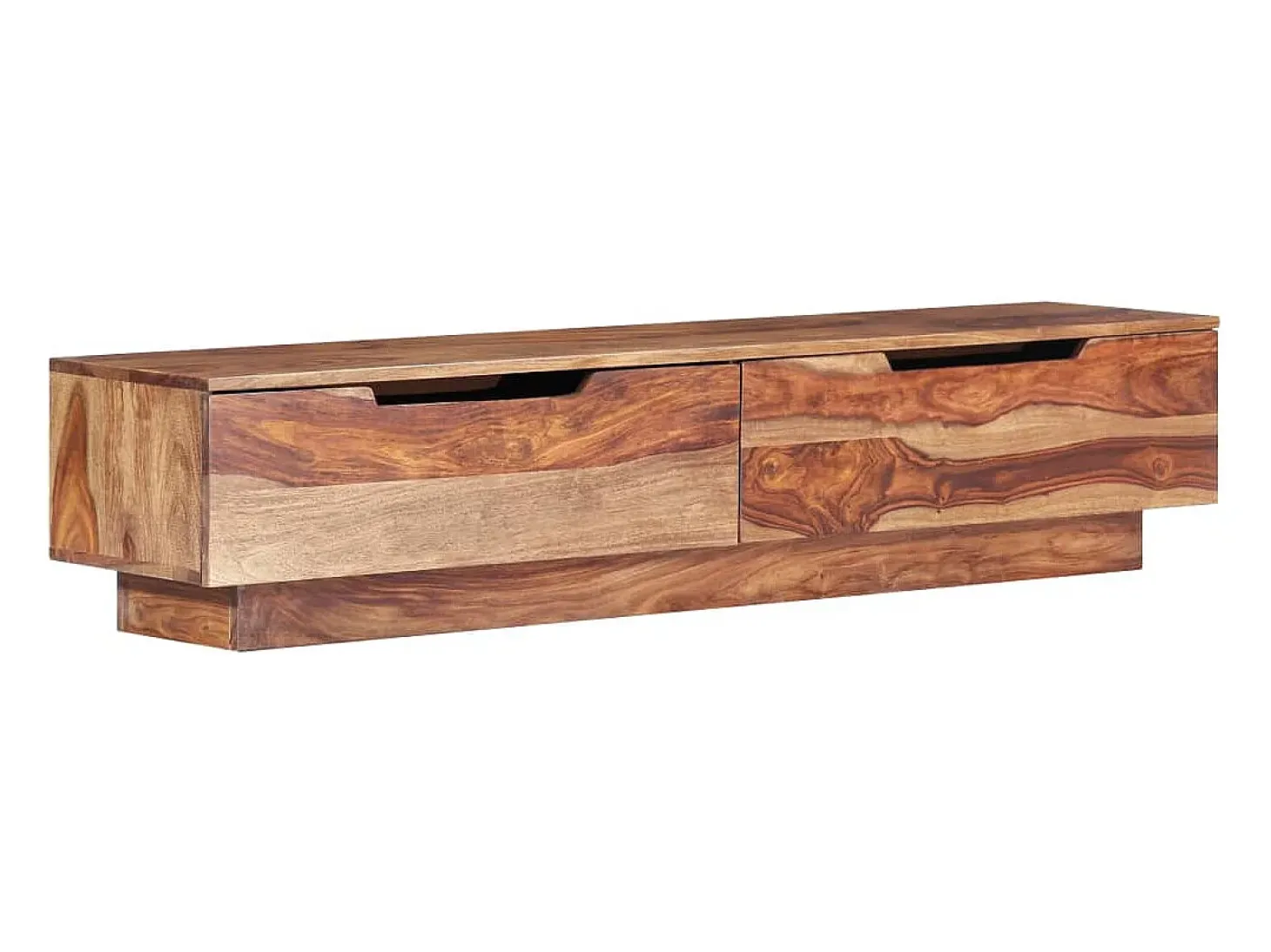 Mueble de TV madera maciza 145x30x30 cm