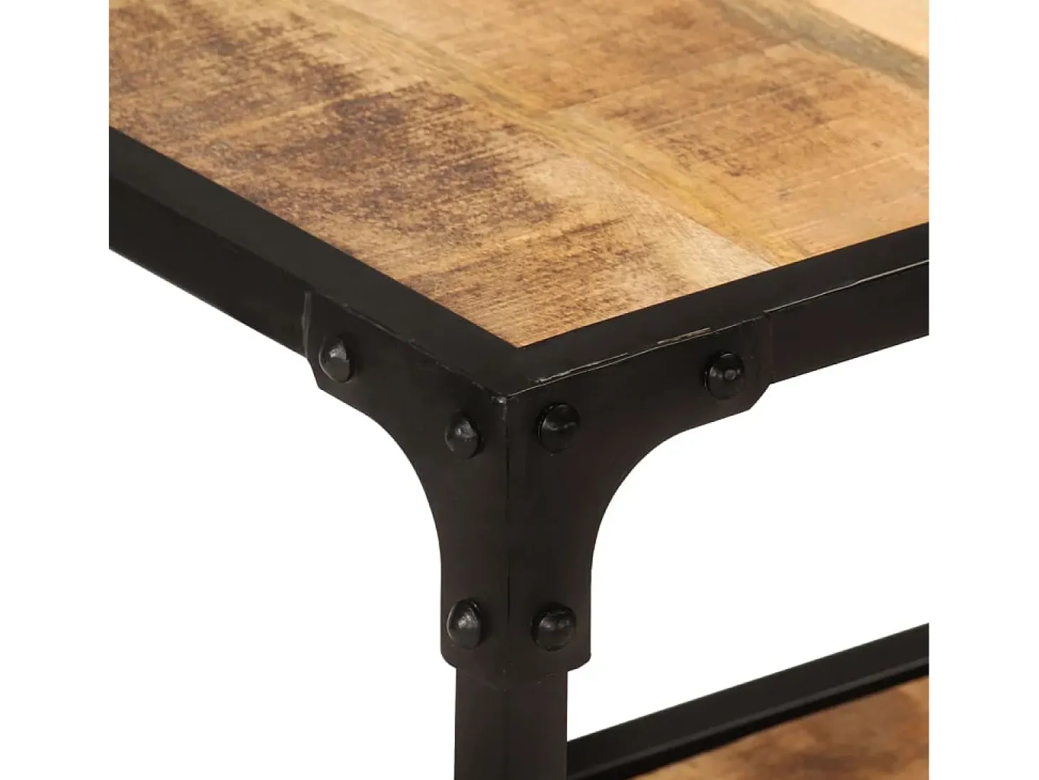 Mueble de TV madera maciza de mango 150x30x41 cm