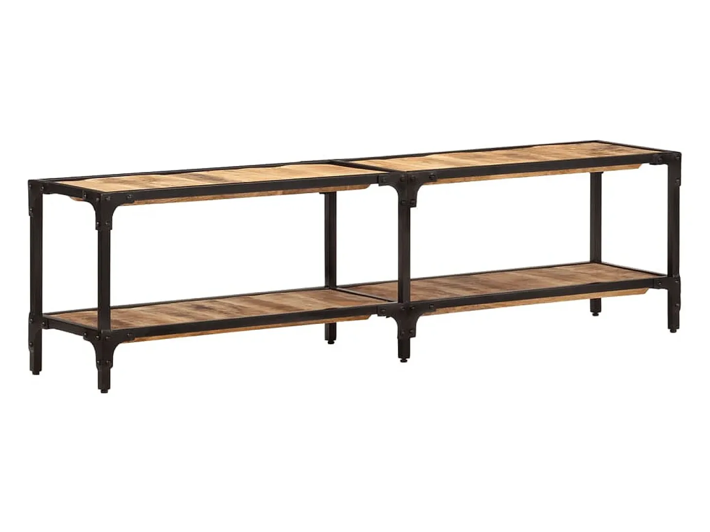 Mueble de TV madera maciza de mango 150x30x41 cm