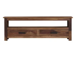 Mueble de TV madera maciza de Sheesham 118x30x40 cm