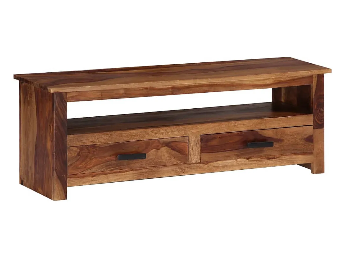Mueble de TV madera maciza de Sheesham 118x30x40 cm