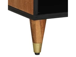 Mueble de TV madera maciza de mango 100x33x46 cm