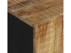 Mueble de TV madera mango y madera contrachapada 105x33,5x46 cm