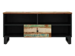 Mueble de TV madera reciclada madera contrachapada 100x33x46cm