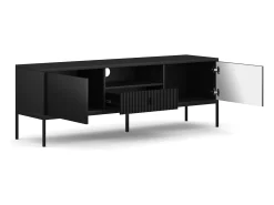 Mueble de TV Maggiore 2P1C negro/negro/negro