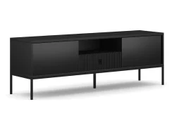 Mueble de TV Maggiore 2P1C negro/negro/negro