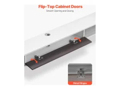 Mueble de TV Montado en la Pared SucceBuy Soporte de TV de Pared de 180 cm, Consola Multimedia con Organizador de Cables, Estante Moderno de Aglomerado