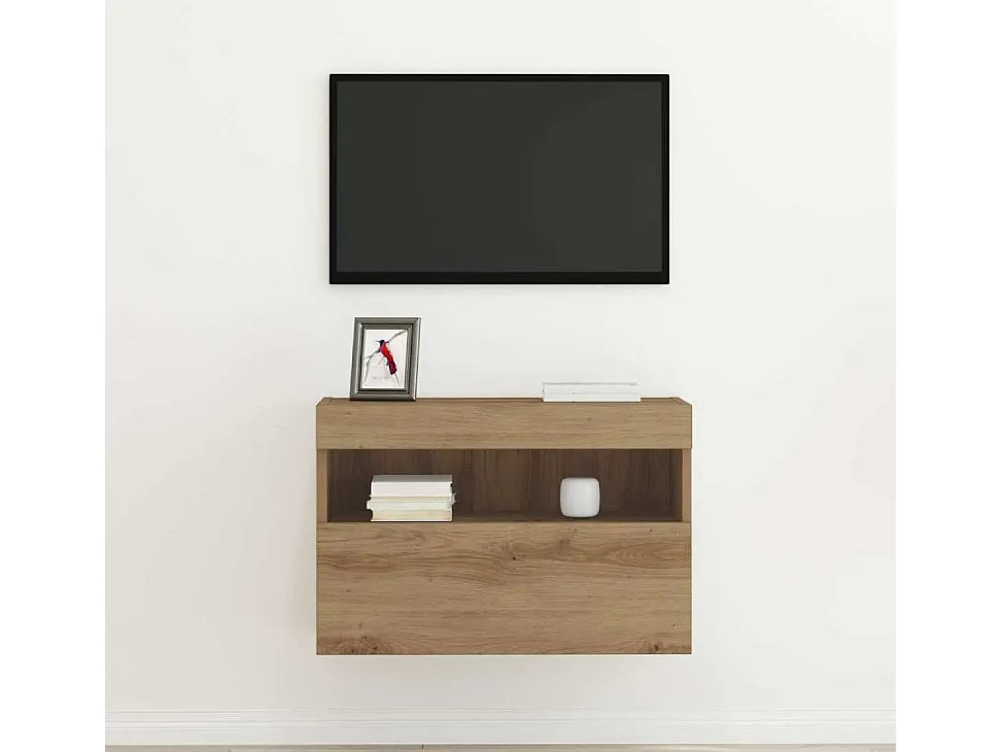 Mueble de TV Montado en la Pared Roble artisan 60 x 30 x 40 cm