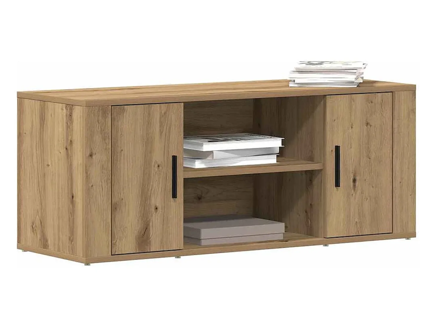 Mueble de TV Roble artisan 100 x 35 x 40 cm