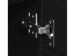 Mueble de TV Roble negro 150 x 30 x 50 cm Madera contrachapada