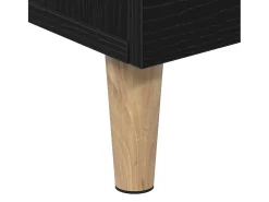 Mueble de TV Roble negro 150 x 30 x 50 cm Madera contrachapada