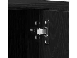 Mueble de TV Roble negro 100 x 35 x 40 cm Madera contrachapada