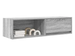 Mueble de TV Sonoma gris 100x31x25,5 cm madera de ingeniería