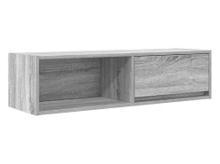 Mueble de TV Sonoma gris 100x31x25,5 cm madera de ingeniería