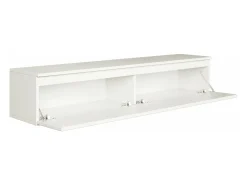 Mueble de TV suspendido con 2 puertas -150 cm -blanco -BEMMI