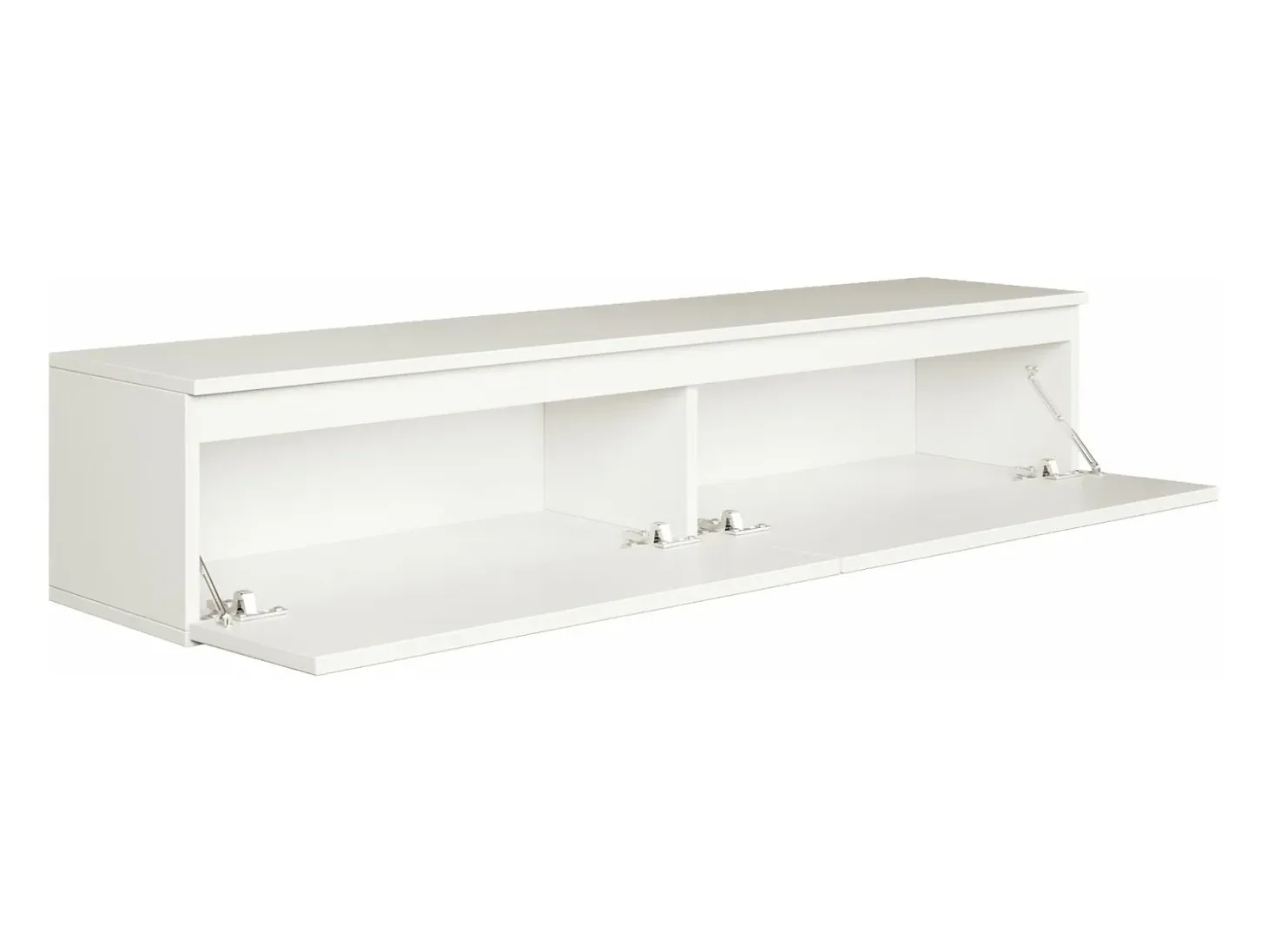 Mueble de TV suspendido con 2 puertas -150 cm -blanco -BEMMI