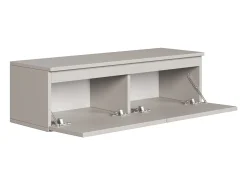 Mueble de TV suspendido con 2 puertas -100 cm -greige -BEMMI