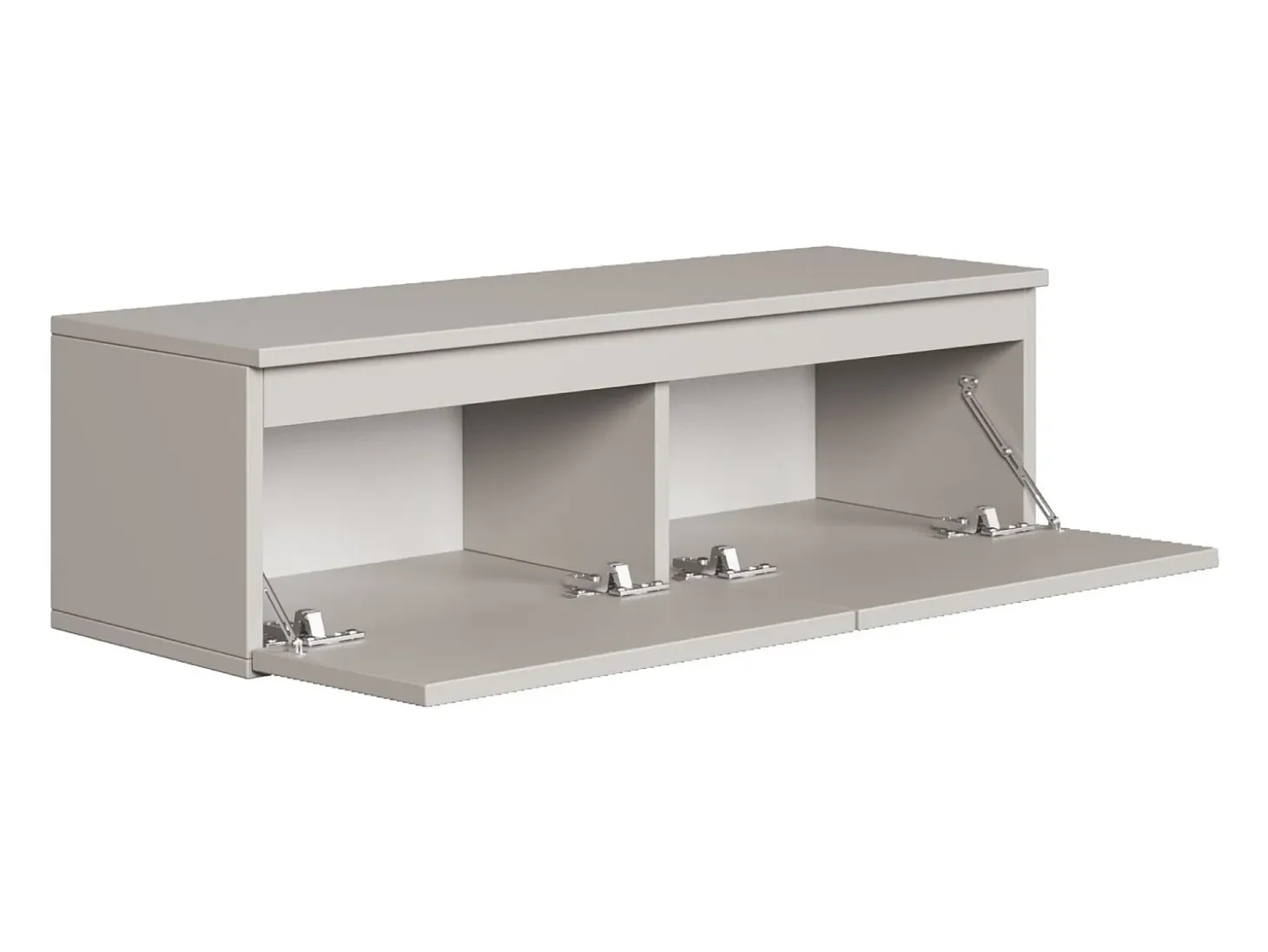 Mueble de TV suspendido con 2 puertas -100 cm -greige -BEMMI