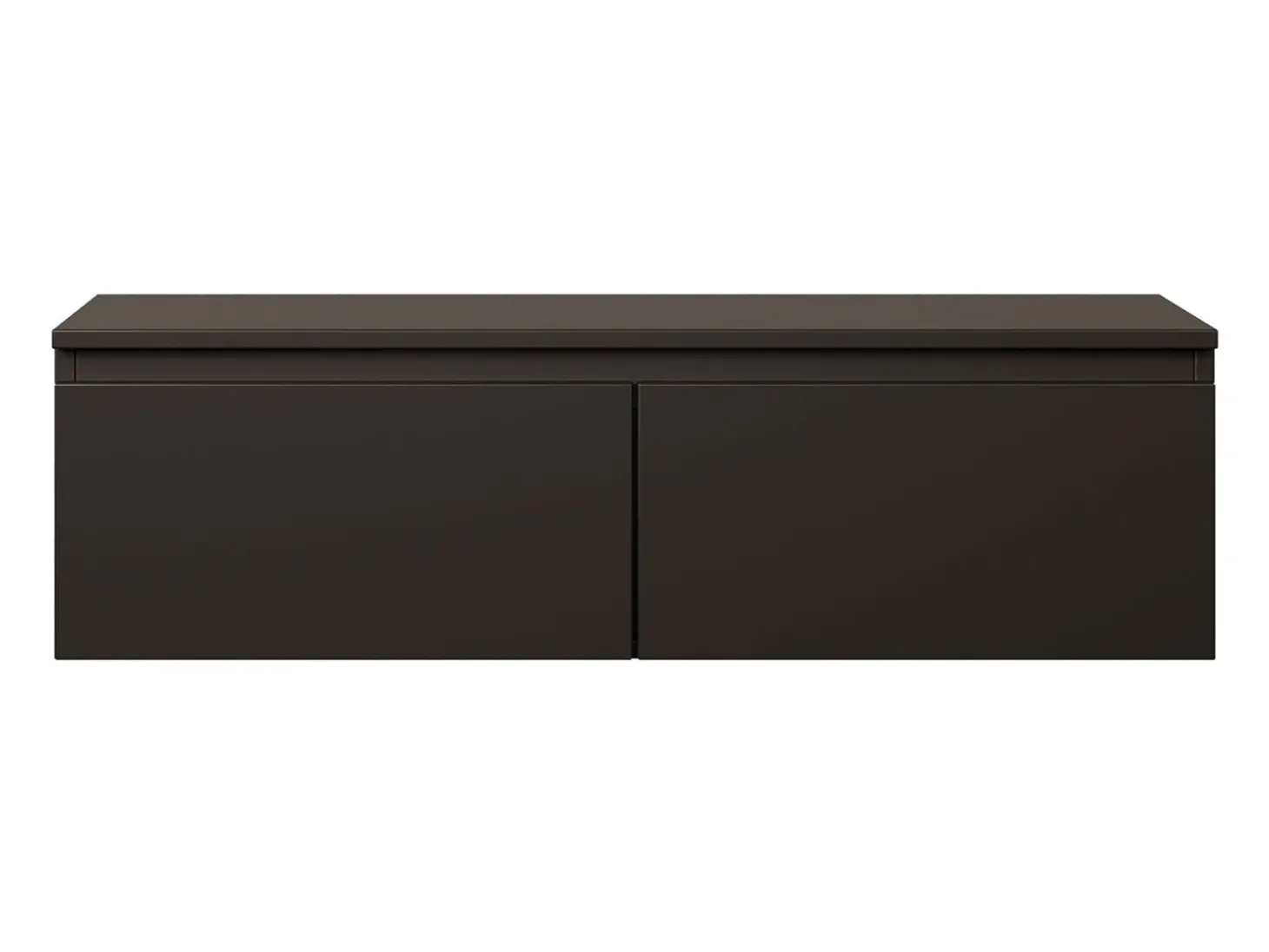 Mueble de TV suspendido con 2 puertas -100 cm -negro -BEMMI