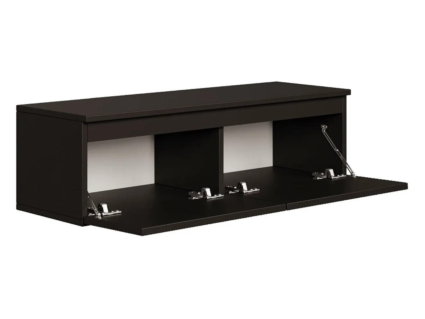 Mueble de TV suspendido con 2 puertas -100 cm -negro -BEMMI