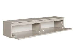 Mueble de TV suspendido con 2 puertas -150 cm -greige -BEMMI