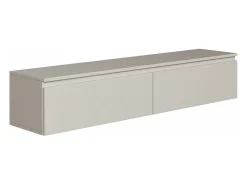 Mueble de TV suspendido con 2 puertas -150 cm -greige -BEMMI