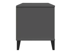 Mueble de TV VIKEN de madera maciza de pino gris antracita