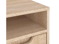 Mueble de TV VISNES roble sonoma 100x40x38 cm madera ingeniería