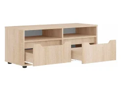 Mueble de TV VISNES roble sonoma 100x40x38 cm madera ingeniería