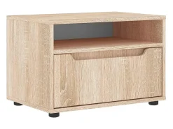 Mueble de TV VISNES roble sonoma 60x40x38 cm madera ingeniería