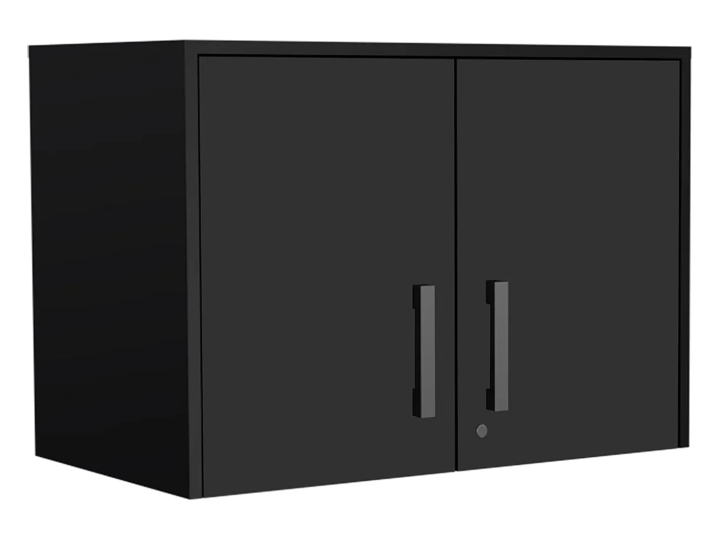 Mueble despensa Cyrus en melamina con 3 estantes , 50 cm X 70 cm X 40.5 cm , Negro