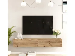 Mueble Elegante Tv Futura   180 Cm Pino