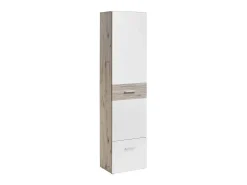 Mueble para entrada - ONYX 5 - Color roble y blanco