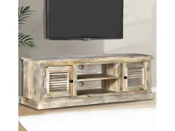 Mueble para la TV de madera maciza de mango